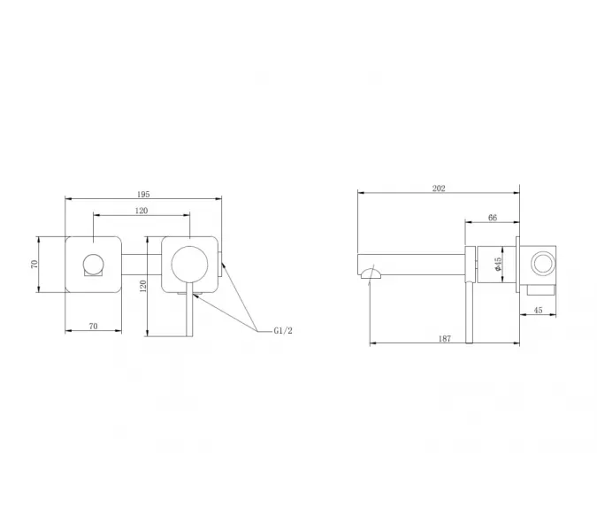 Смеситель ABBER Emotion AF8812W для раковины скрытого монтажа, белый, Выбрать цвет: Белый, изображение 3