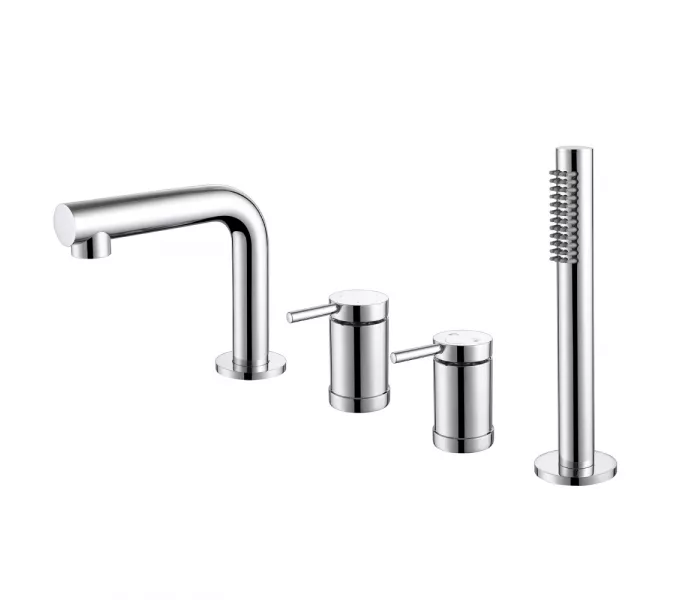 Смеситель ABBER Emotion AF8813 на борт ванны, хром, Выбрать цвет: Хром