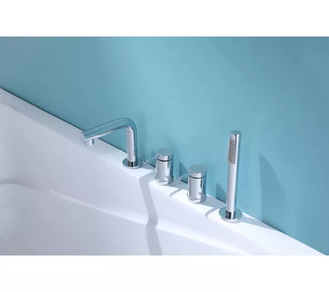 Смеситель ABBER Emotion AF8813 на борт ванны, хром, Выбрать цвет: Хром, изображение 2