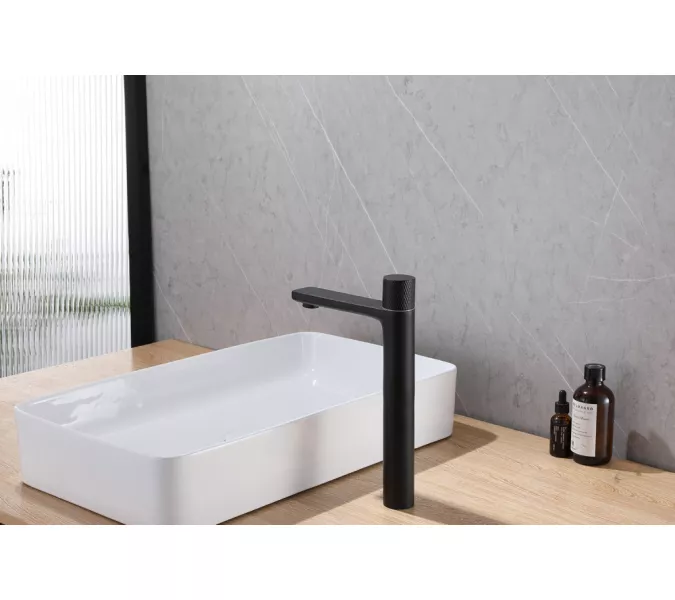 Смеситель ABBER Rund AF8711B для накладной раковины, черный матовый, Выбрать цвет: Черный матовый, изображение 2