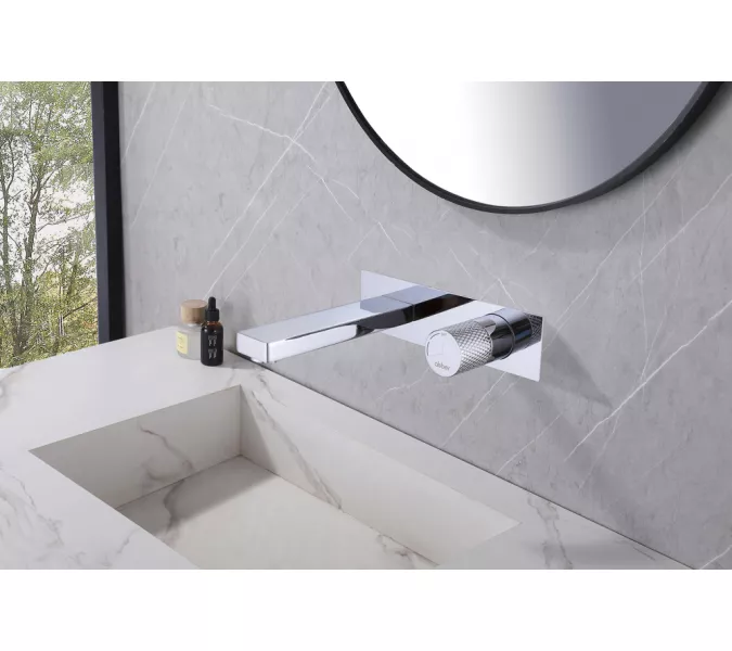 Смеситель ABBER Rund AF8712 для раковины скрытого монтажа, хром, Выбрать цвет: Хром, изображение 2