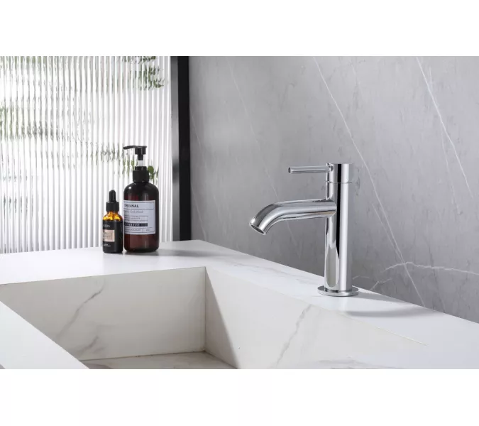 Смеситель ABBER Wasser Kreis AF8110 для раковины, хром, Выбрать цвет: Хром, изображение 2