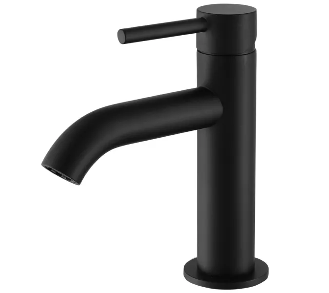 Смеситель ABBER Wasser Kreis AF8110B для раковины, черный матовый, Выбрать цвет: Черный матовый