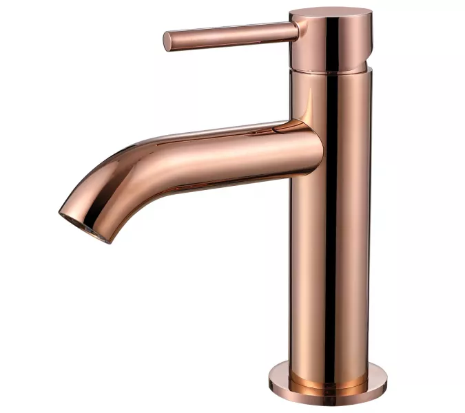 Смеситель ABBER Wasser Kreis AF8110RG для раковины, розовое золото, Выбрать цвет: Розовое золото