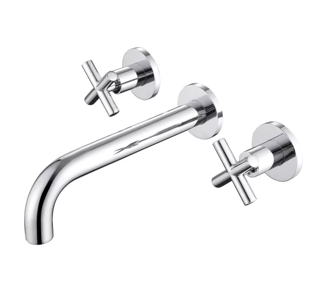 Смеситель ABBER Wasser Kreis AF81121 для раковины скрытого монтажа, хром, Выбрать цвет: Хром