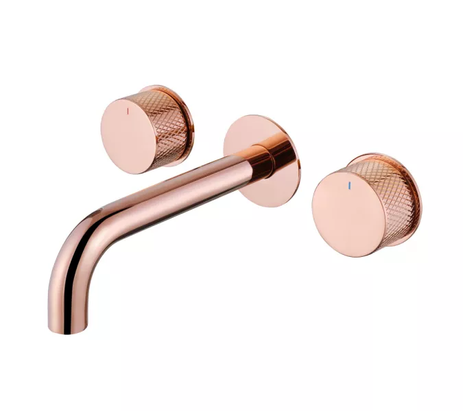 Смеситель ABBER Wasser Kreis AF81122RG для раковины скрытого монтажа, розовое золото, Выбрать цвет: Розовое золото
