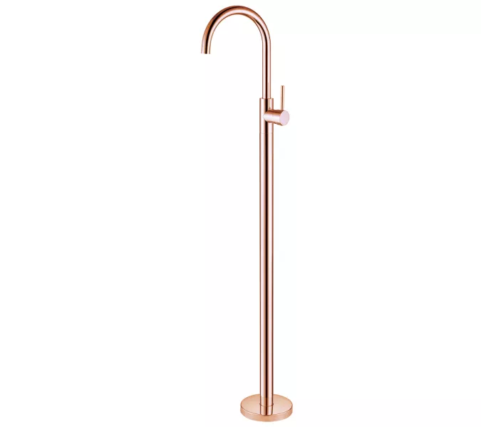 Смеситель ABBER Wasser Kreis AF8141RG напольный для раковины, розовое золото, Выбрать цвет: Розовое золото