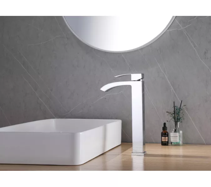 Смеситель ABBER Wasserfall AF8611 для накладной раковины, хром, Выбрать цвет: Хром, изображение 2