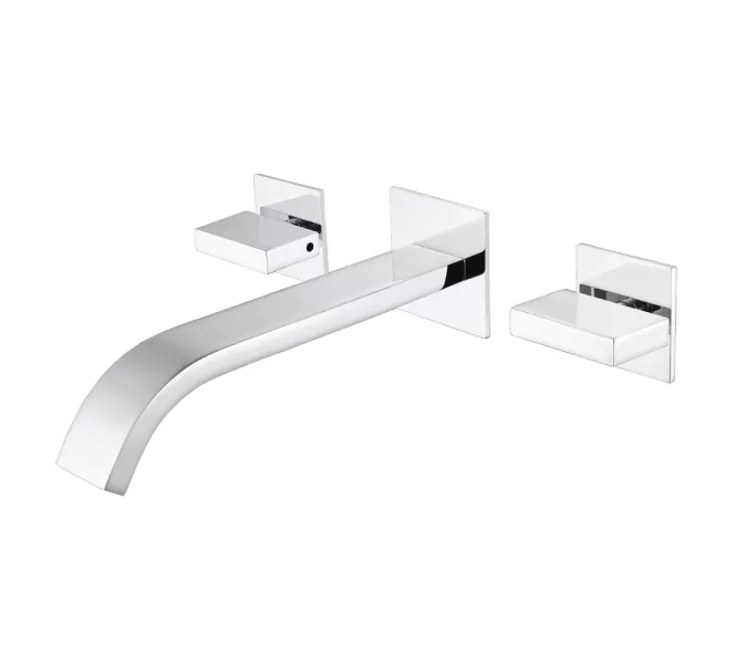 Смеситель ABBER Wasserfall AF8612 для раковины скрытого монтажа, хром, Выбрать цвет: Хром