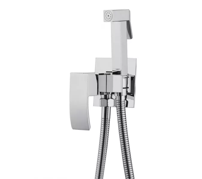 Смеситель ABBER Wasserfall AF8625 с гигиеническим душем, хром, Выбрать цвет: Хром