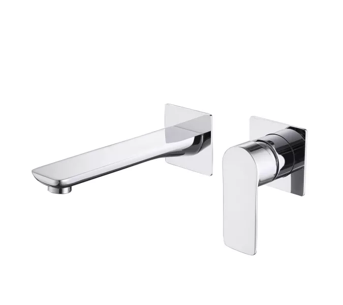 Смеситель ABBER Weiss Insel AF8082 для раковины скрытого монтажа, хром, Выбрать цвет: Хром