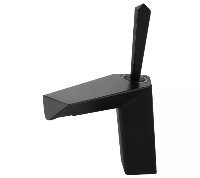Смеситель ABBER Zeitlos AF8910B для раковины, черный матовый