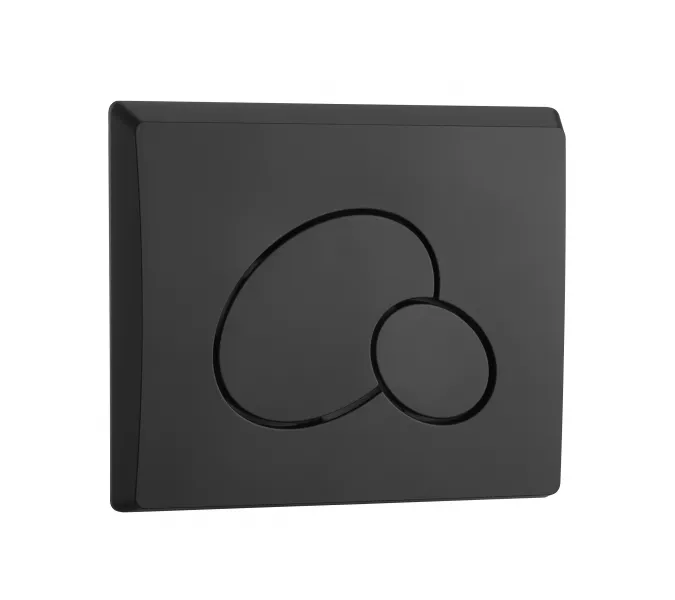 Кнопка смыва нажимная для инсталляции WW MARBERG 410 RD MT-BL круглая, Выбрать цвет: Черный матовый