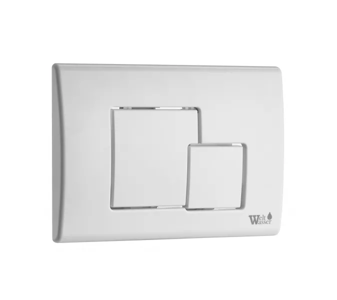 Кнопка смыва для инсталляции WW MARBERG 507 SE GL-WT квадрат, Выбрать цвет: Белый глянец