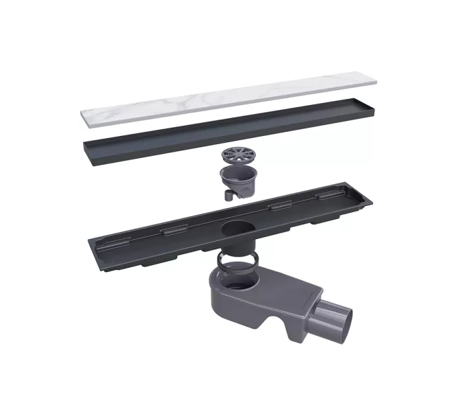 Душевой трап RGW SDR-22B черный, Выбрать размер: 60, изображение 5