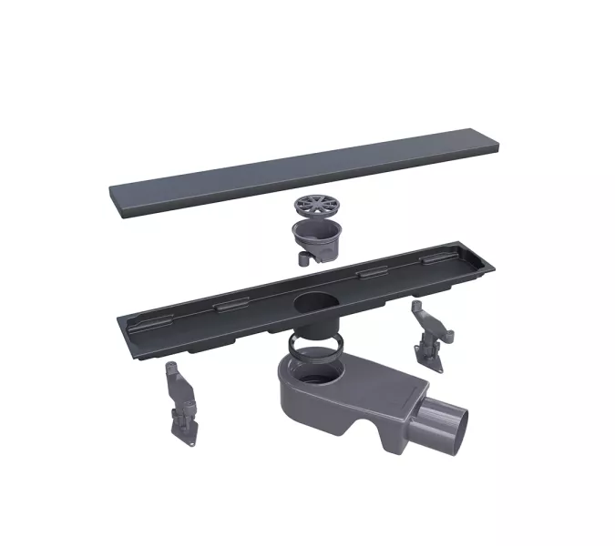 Душевой трап RGW SDR-22B черный, Выбрать размер: 60, изображение 4