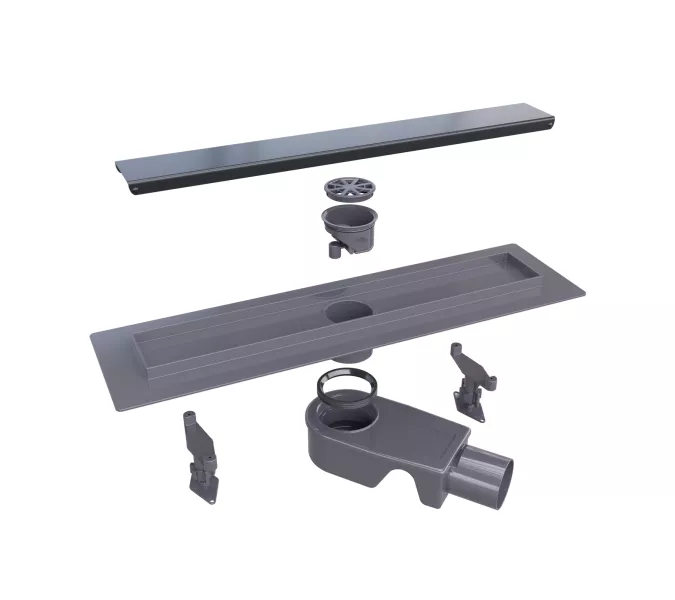 Душевой трап RGW SDR-31B черный, Выбрать размер: 60, изображение 2