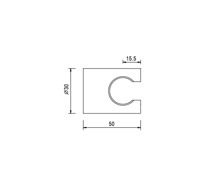 Держатель ручного душа пластик RGW SP-191, изображение 2