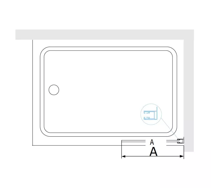 Шторка на ванну RGW SC-056-8B, Цвет стекла: прозрачное, Цвет профиля (вариация): Черный, Выбрать размер: 50, изображение 4