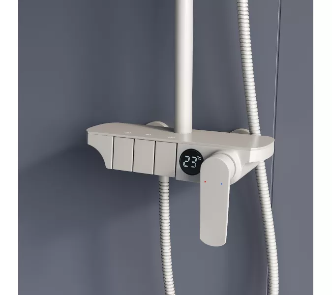 Душевая стойка RGW SP-33W, Выбрать цвет: белый , изображение 3