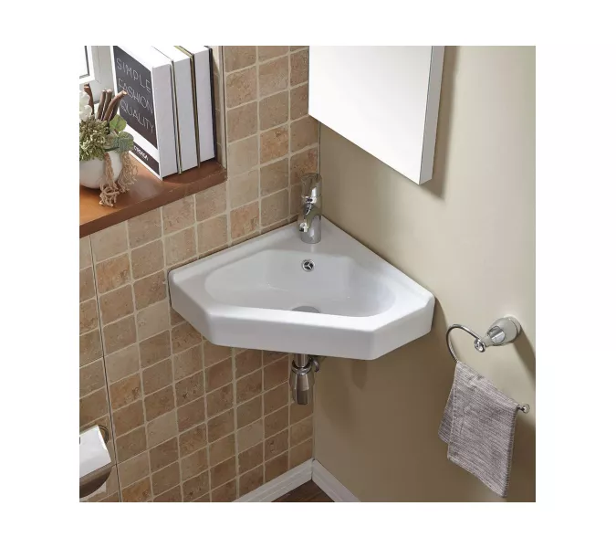 WW AISBACH 7012 GL-WT Раковина подвесная (глянцевая белая) 550х385х170 мм