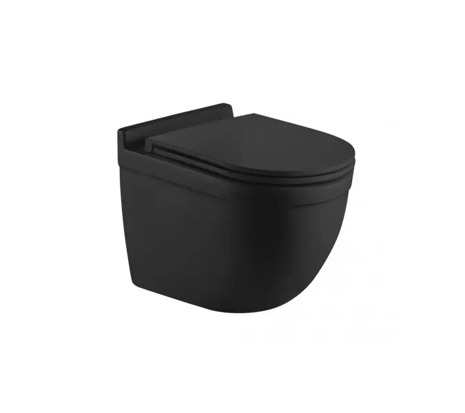 Унитаз подвесной  WW HEIMBACH 041 MT-BL черный матовый