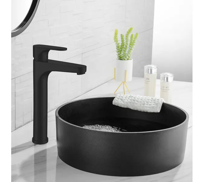 Смеситель ABBER Eleganz AF8311B для раковины, черный, Выбрать цвет: Черный, изображение 3