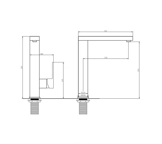 Смеситель ABBER Daheim AF8214G для кухни, золото матовое, Выбрать цвет: Золото, изображение 3