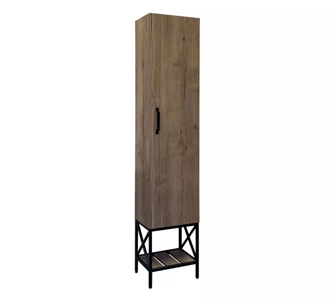 Comforty. Шкаф-колонна "Бредфорд-40" дуб темный