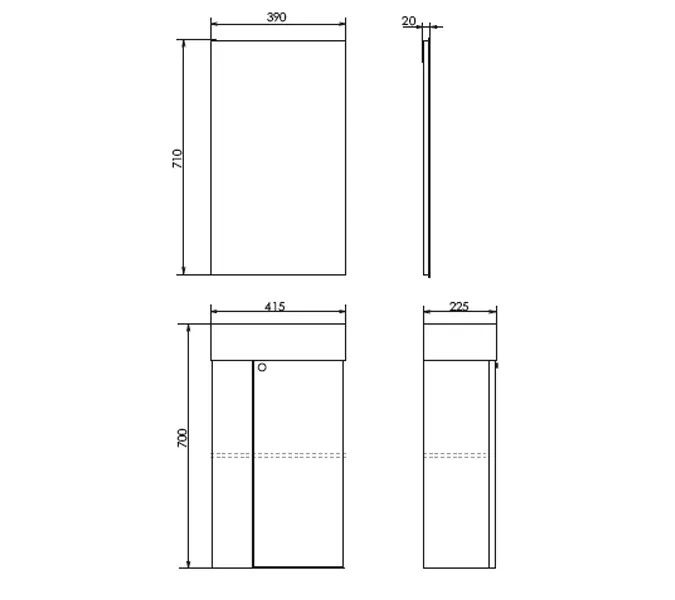 Тумба-умывальник Comforty Асти-40 бетон светлый с раковиной Comforty 9140, Высота (мм): 700, Выбрать цвет: Бетон светлый, изображение 2