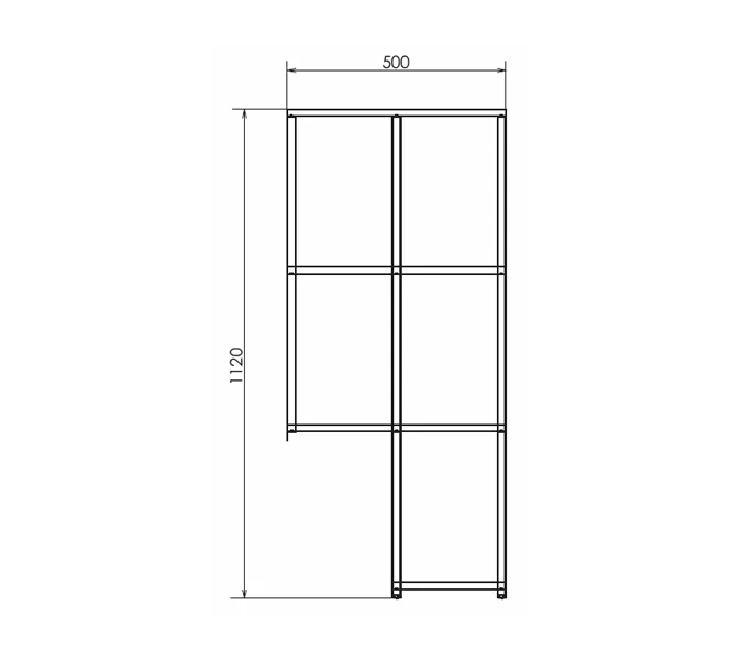 Стеллаж подвесной Comforty Порто-50 дуб дымчатый, изображение 2