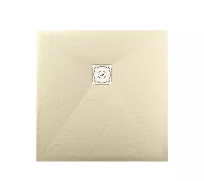 Душевой поддон квадратный RGW ST-Be Бежевый, Выбрать цвет: Бежевый, Выбрать размер: 800x800, изображение 2