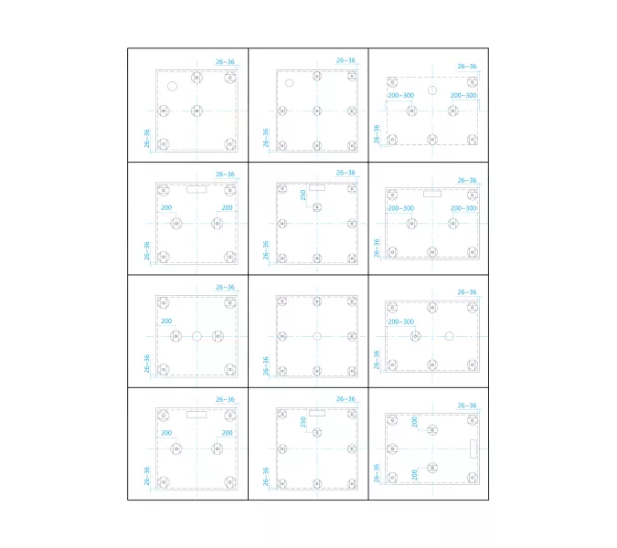 Душевой поддон квадратный RGW GWS-01, Выбрать размер: 900x900, изображение 3
