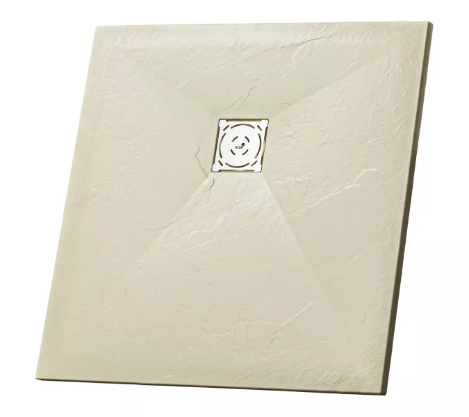 Душевой поддон квадратный RGW ST-Be Бежевый, Выбрать цвет: Бежевый, Выбрать размер: 800x800