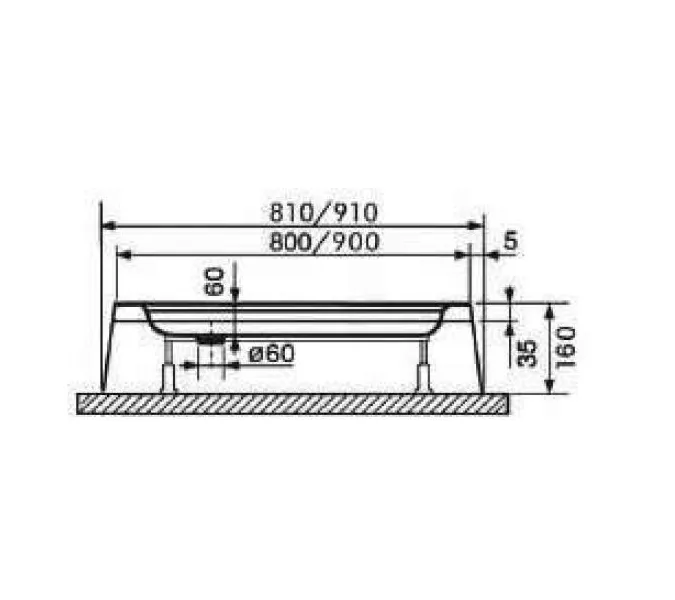 Душевой поддон полукруглый RGW LUX/TN-P, Выбрать цвет: Белый, Выбрать размер: 900х900, изображение 4