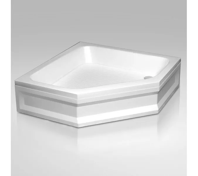Душевой поддон трапеция RGW BT/CL-S, Выбрать цвет: Белый, Выбрать размер: 1000x1000