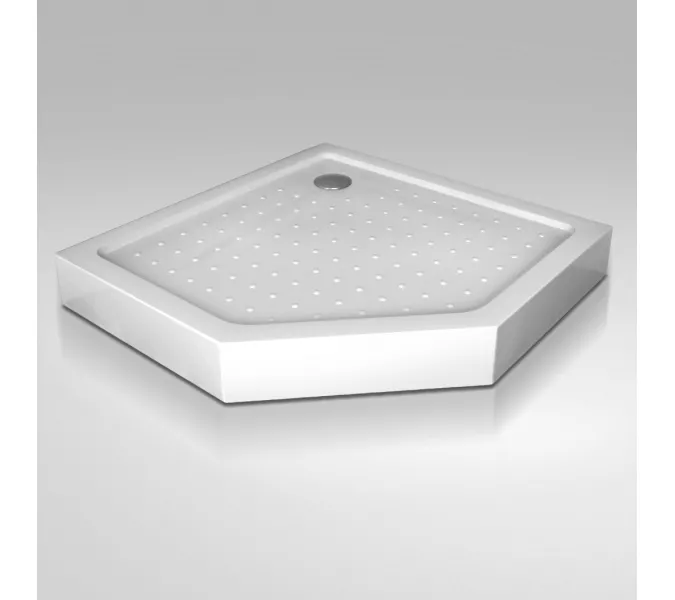 Душевой поддон трапеция RGW LUX/TN-TR (Литой экран)  90х90, Тип поддона: Низкий, Выбрать размер: 900х900