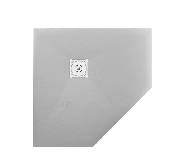 Душевой поддон трапеция RGW ST/T-Co Бетон, Выбрать цвет: Бетон, Выбрать размер: 900x900, изображение 2