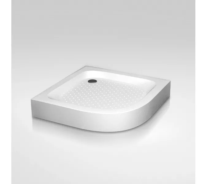 Душевой поддон полукруглый RGW LUX/TN-P, Выбрать цвет: Белый, Выбрать размер: 900х900