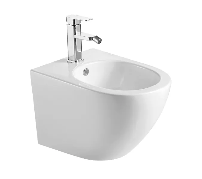 Биде ABBER Bequem AC1150 подвесное белое, Выбрать цвет: Белый