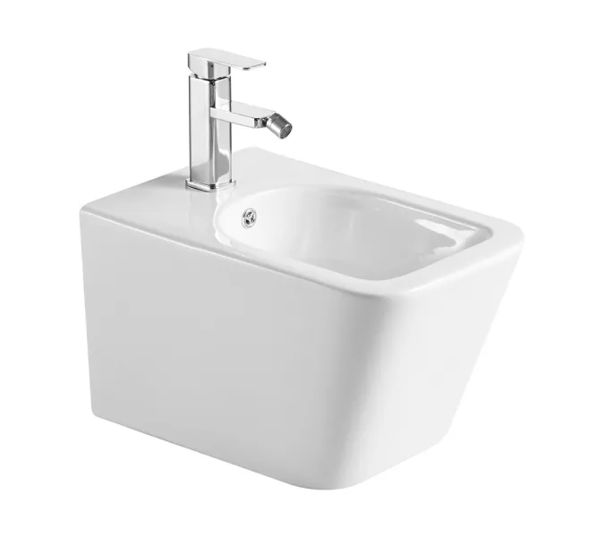 Биде ABBER Rechteck AC1250 подвесное белое, Выбрать цвет: Белый