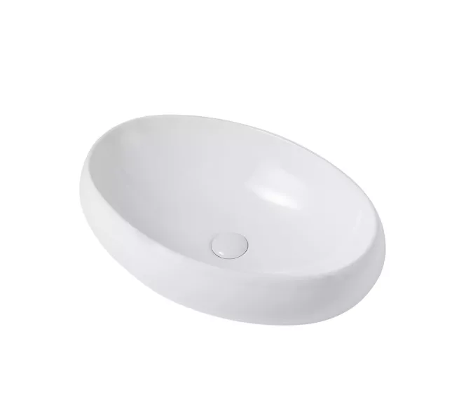 Раковина накладная ABBER Bequem AC2102 белая, Выбрать цвет: Белый