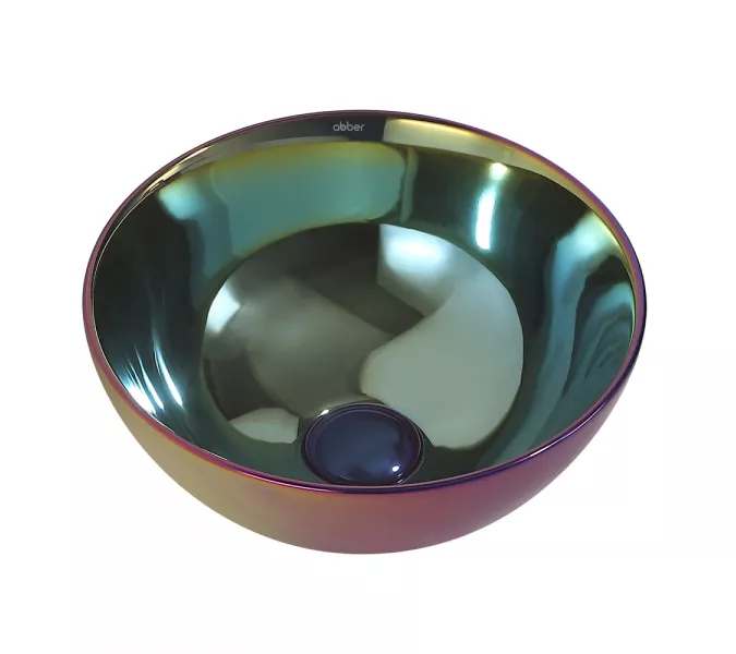 Раковина накладная ABBER Bequem AC2106Regen хамелеон, Выбрать цвет: Хамелеон, изображение 2