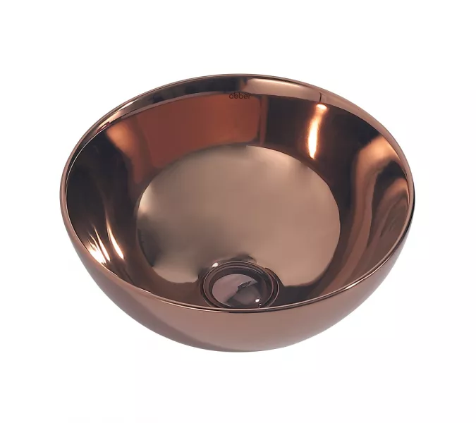 Раковина накладная ABBER Bequem AC2106RG розовое золото, Выбрать цвет: Розовое золото, изображение 2