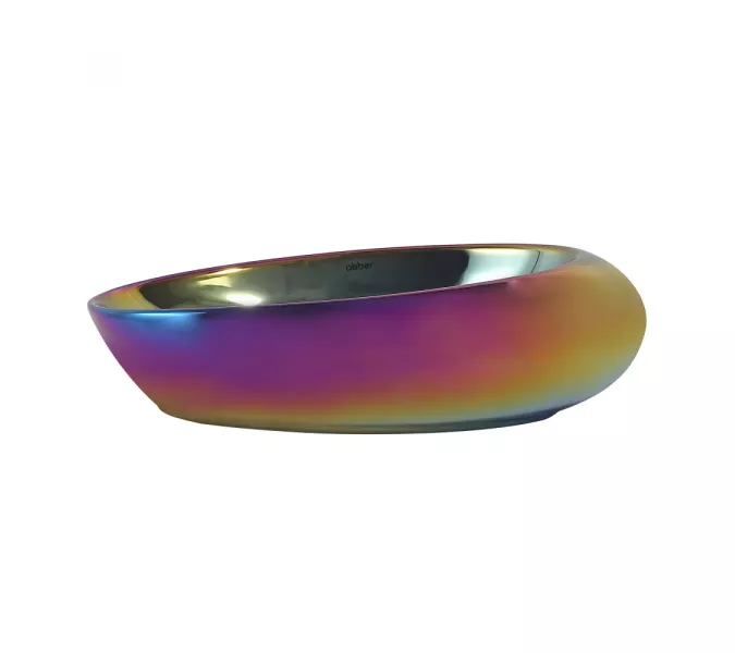 Раковина накладная ABBER Bequem AC2107Regen хамелеон, Выбрать цвет: Хамелеон