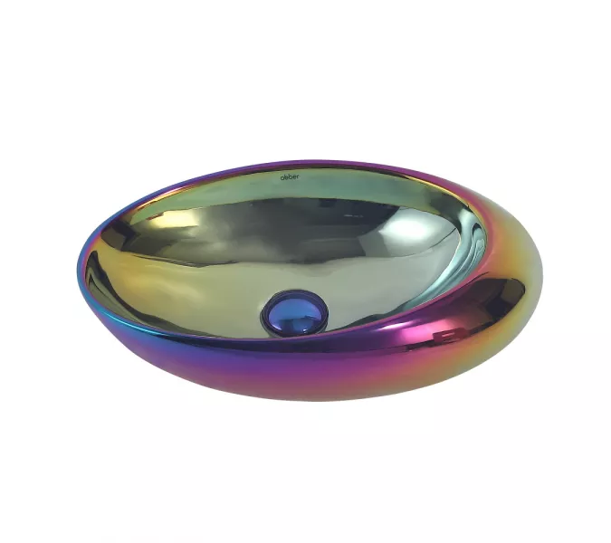 Раковина накладная ABBER Bequem AC2107Regen хамелеон, Выбрать цвет: Хамелеон, изображение 3