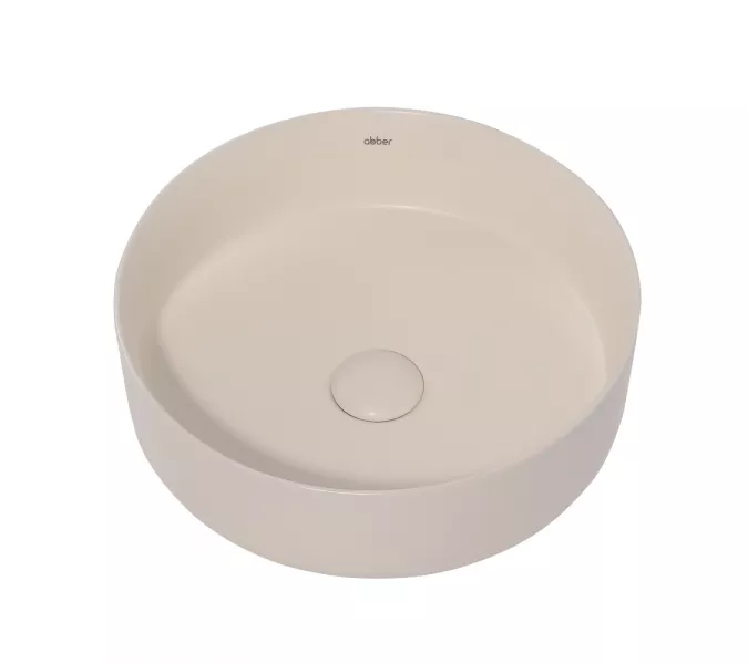 Раковина накладная ABBER Bequem AC2108MBE светло-бежевая матовая, Выбрать цвет: Светло-бежевый матовый, изображение 3