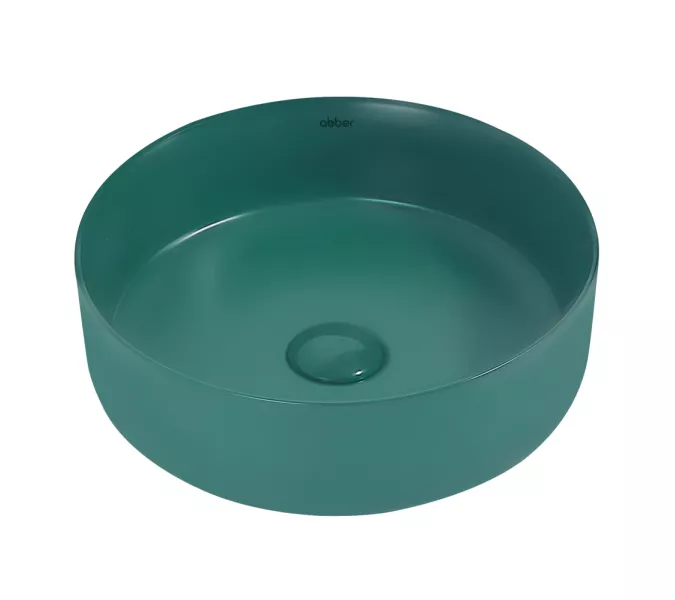 Раковина накладная ABBER Bequem AC2108MBG темно-зеленая матовая, Выбрать цвет: Темно-зеленый матовый