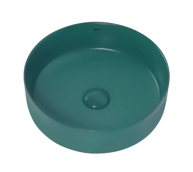 Раковина накладная ABBER Bequem AC2108MBG темно-зеленая матовая, Выбрать цвет: Темно-зеленый матовый, изображение 2