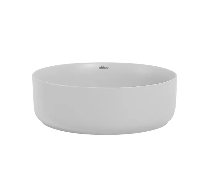 Раковина накладная ABBER Bequem AC2108MLG светло-серая матовая, Выбрать цвет: Светло-серый матовый, изображение 3